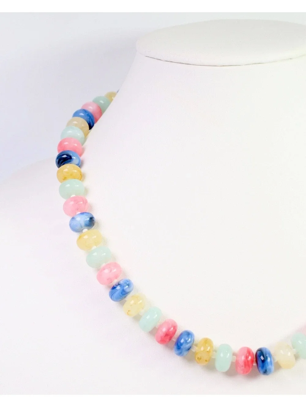 Caroline Hill Reno Marble Beaded Necklace - Multi